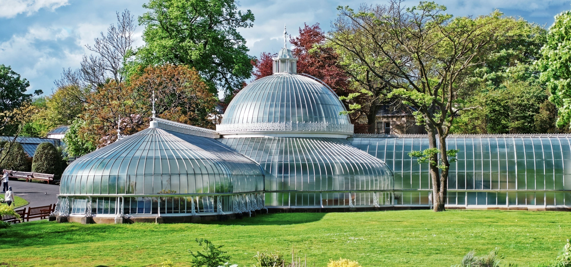 Glass house in a local Glasgow park.