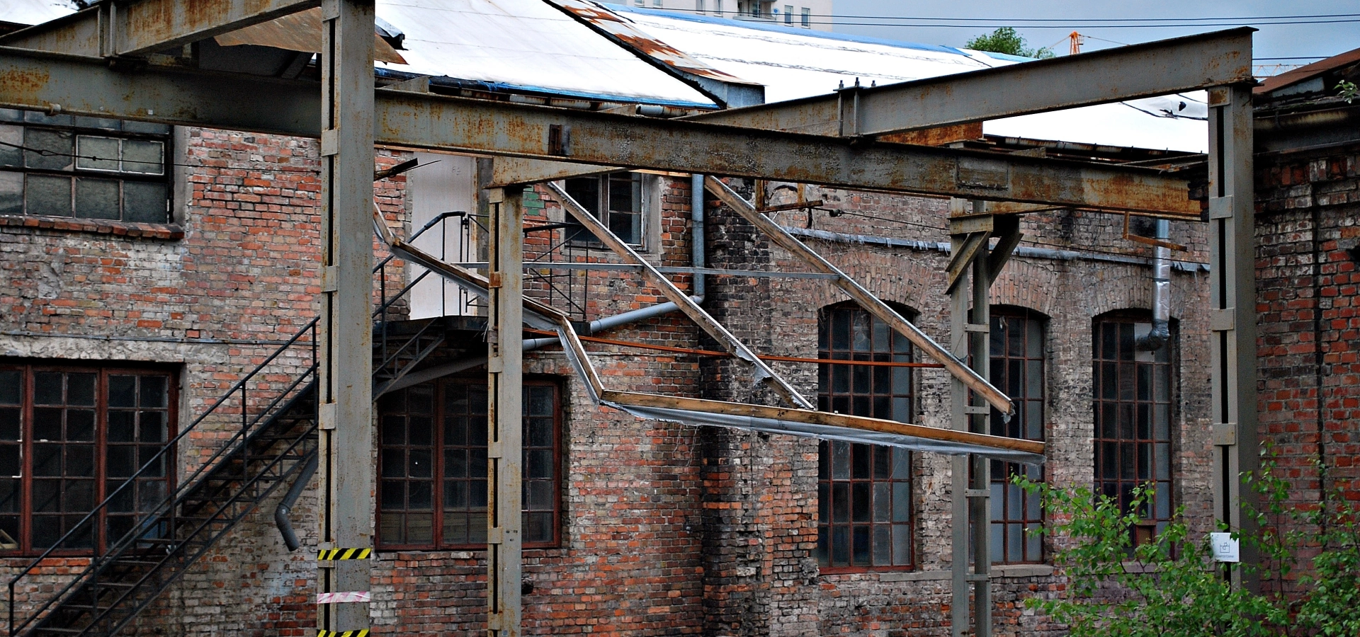 Derelict industrial site.